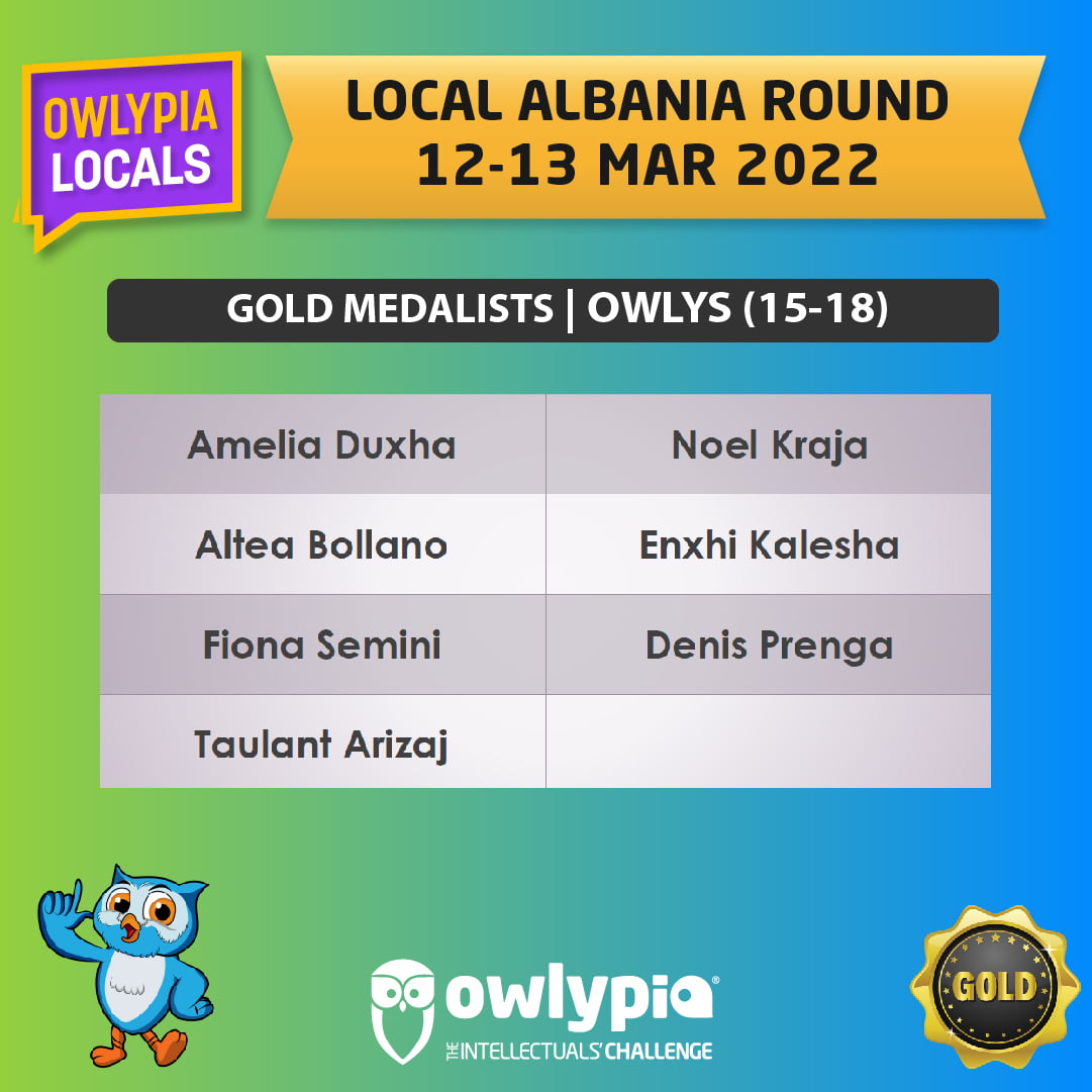 Local Albania-GoldMedal-Owlys-01