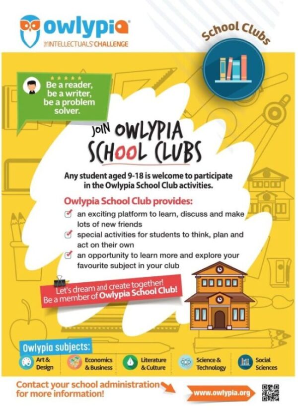 Join Owlypia School Clubs