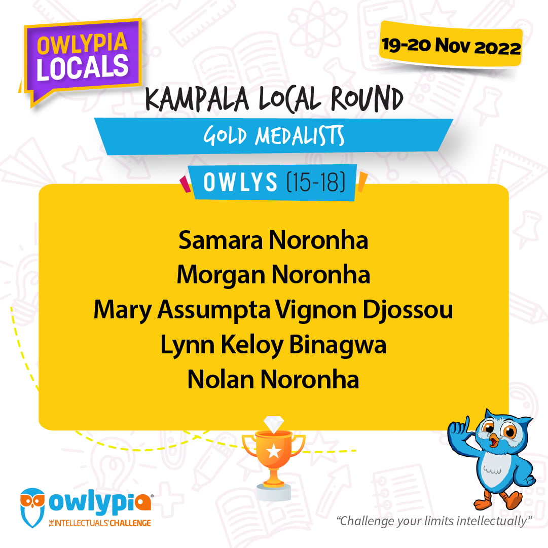 Local Results_Owlys_Gold Medalist