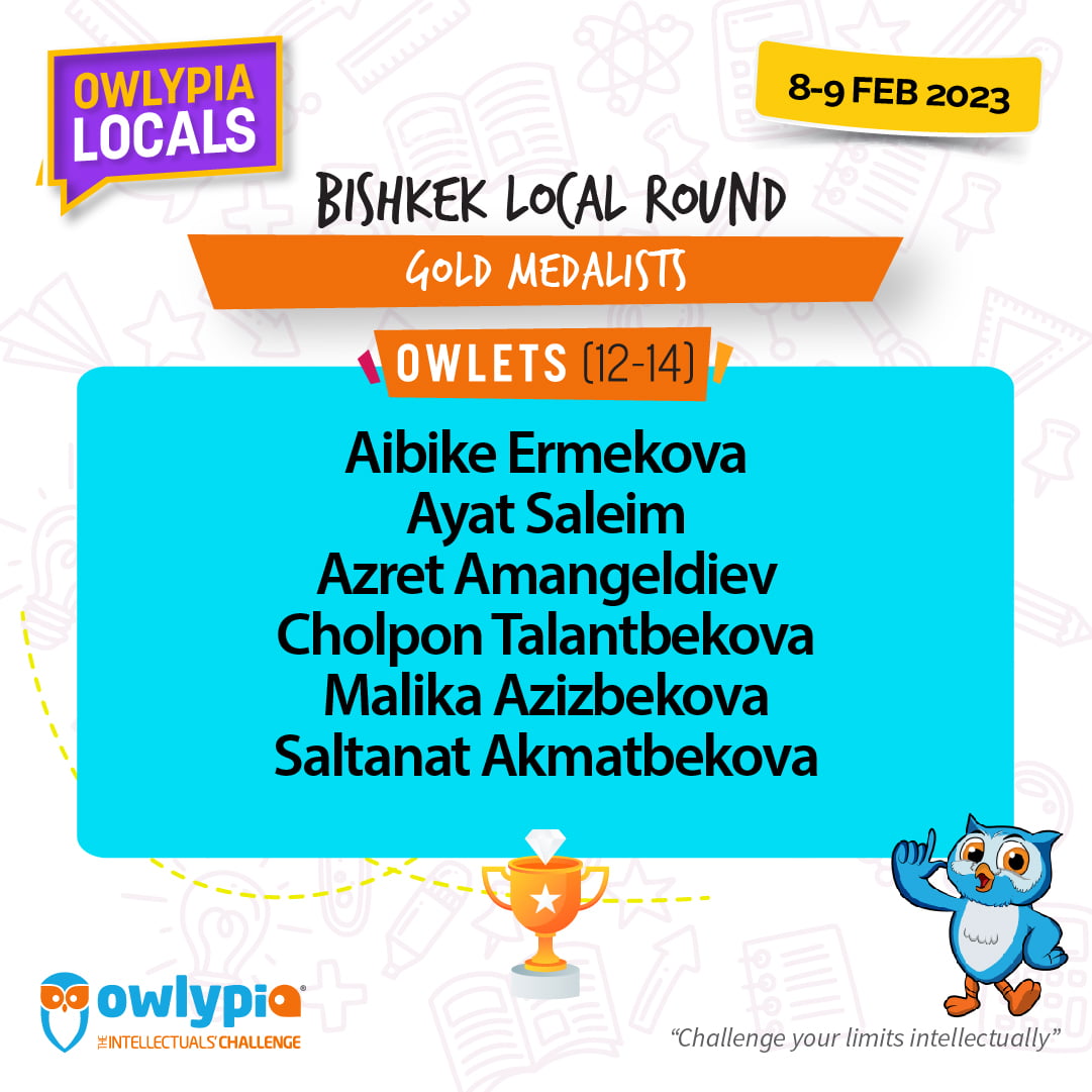 Local Results_Owlets_Gold Medalist